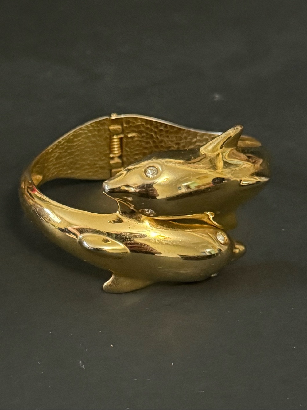 Gold Dolphin Wrap Bracelet